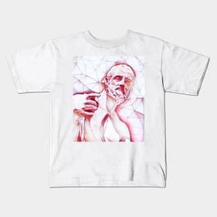 Polybius Portrait | Polybius Artwork | Line Art Kids T-Shirt